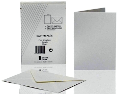 Kartenpackung - A6/C6, 10/10 Stück, weiß